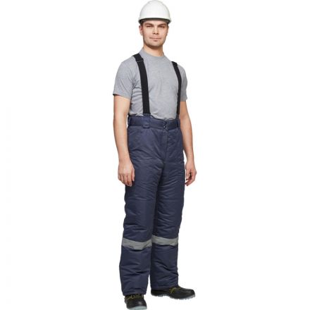 Брюки рабочие зимние муж. з28-БР син (р.52-54)182-188