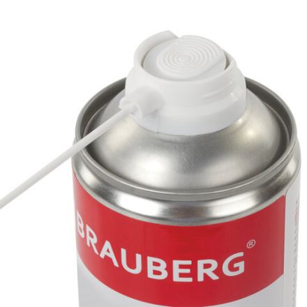 Баллон со сжатым воздухом BRAUBERG ДЛЯ ОЧИСТКИ ТЕХНИКИ, 800 мл, 513691