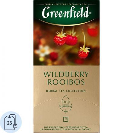 Чай Greenfield Wildberry Rooibos трав, 25пак 1390-10