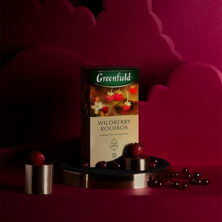 Чай Greenfield Wildberry Rooibos трав, 25пак 1390-10