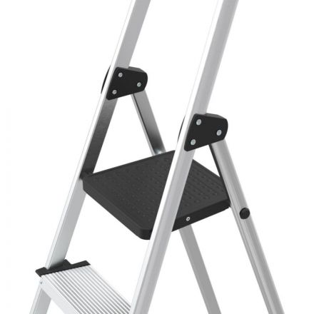 Стремянка алюминиевая 6ст. с лотком, 12см ступенька, Zalger, арт. 211-6