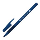 Ручка шариковая с грипом BRAUBERG "i-STICK DEEP BLUE", СИНЯЯ, пишущий узел 0,7 мм, линия письма 0,35 мм, 144385