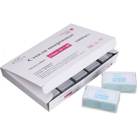 Стекло покровное 24х50, 1000 шт/уп