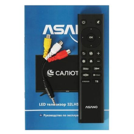 Телевизор ASANO 32LH5010T, 32" (80 см), 1366x768, HD, 16:9, Салют ТВ, Wi-Fi, черный