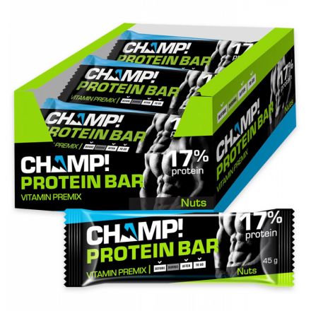 Батончик ореховый протеиновый Champ!, 18шт/1уп Батончик ореховый протеиновый Champ!, 18шт/1уп