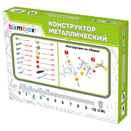 Конструктор металлический "Транспорт" 3 вида ассорти, BAMBOX, 666368
