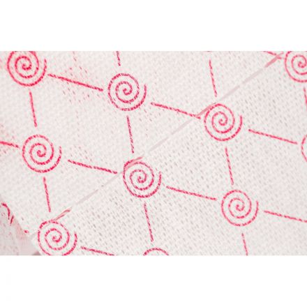 Салфетка спанлейс в рулоне 45х90, розовый, пл.50, 100шт/рул, 10269