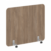 R-line Перегородка на металлических опорах, на роликах DP.R-140-120 Дуб аризона/Серый металл 1400*18*1200