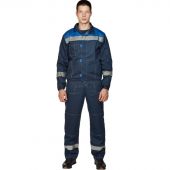 Костюм рабочий летний муж. л20-КБР син/вас (р.52-54) 170-176