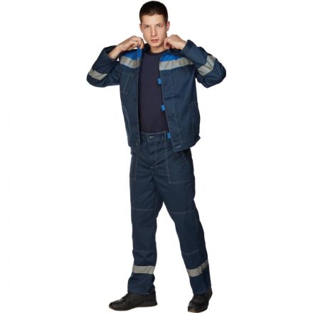Костюм рабочий летний муж. л20-КБР син/вас (р.52-54) 170-176 Костюм рабочий летний муж. л20-КБР син/вас (р.52-54) 170-176