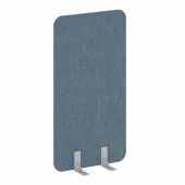 R-line soft Перегородки на металлических опорах на фетровых подпятниках AP.F-80-150 Romeo 10/Серый металл 800*18*1500