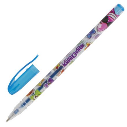 Ручки гелевые ЮНЛАНДИЯ, НАБОР 12 ЦВЕТОВ, БЛЕСТКИ, корпус с печатью, узел 0,7 мм, линия письма 0,5 мм, 142805