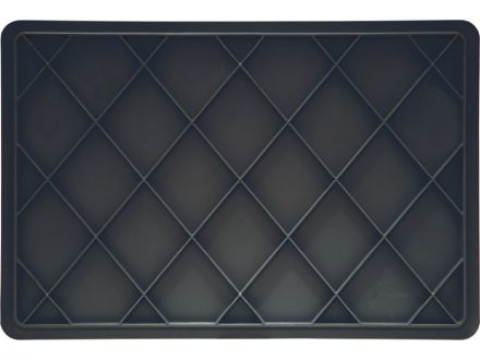 Ящик 600*400*180 мм дно сплош.стенки перф.без ручек серый