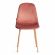 Стул BREEZE (mod. JSC-58) Велюр/металл , 44 х 53 х 86 см, Coral (коралловый) HLR44 / натуральный