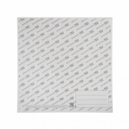 Холст на картоне, 30х30 см, грунтованный, хлопок, мелкое зерно, BRAUBERG ART CLASSIC, 191672