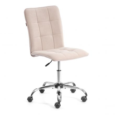 Комплект кресло + стул Bari LT, флок , бежевый/черный, 7, 41х55х89 см