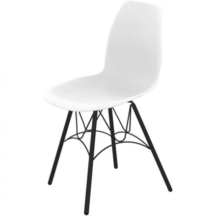 Стул для столовых EL_ Сидение SHT-ST29 бел.карк.SHT-S100 черн.муар Л 162489