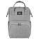 Рюкзак для мамы BRAUBERG MOMMY с ковриком, крепления на коляску, термокарманы, серый, 40x26x17 см, 270819