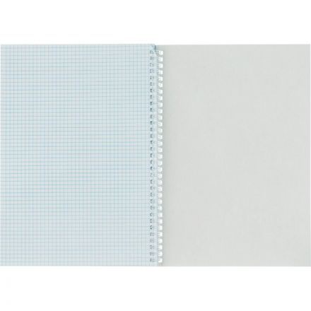 Бизнес-тетрадь А4 80л  ATTACHE, спираль,синий, блок 60г, обложка 215г