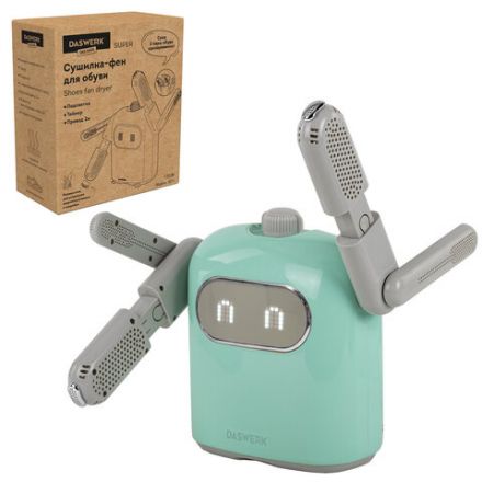 Сушилка для обуви, варежек, перчаток, складная, с подсветкой и таймером, 150 Вт, DASWERK (ДАСВЕРК) SUPER SD11, 456788