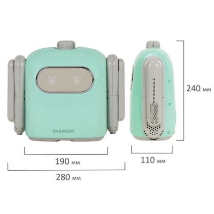 Сушилка для обуви, варежек, перчаток, складная, с подсветкой и таймером, 150 Вт, DASWERK (ДАСВЕРК) SUPER SD11, 456788