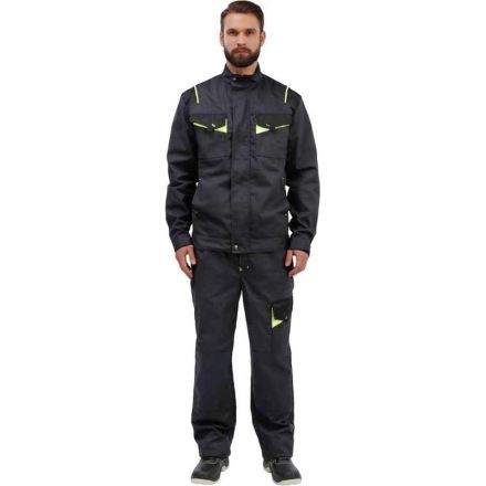 Брюки муж. л27-БР т.сер/чрн 52-54/170-176 арт.Валькирия