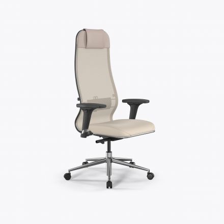 Кресло SynchroSit 10 B1-115D - X2+Extra /Um00/Wm12/D02P(M23.B23.G18.W02) Молочный