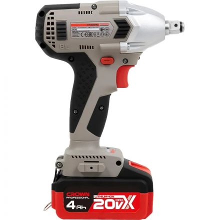 Гайковерт ударный аккумуляторный BL CROWN CT22015HX-4 TB