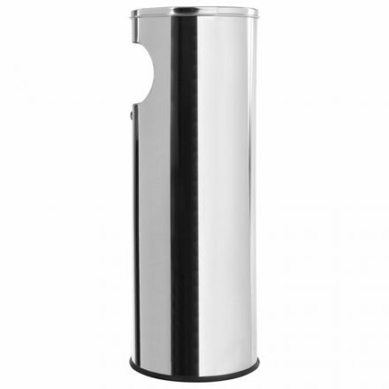 Урна с пепельницей 18 литров, 580х210 мм, нержавеющая сталь, зеркальная, LAIMA PROFESSIONAL, 606297 Урна с пепельницей 18 литров, 580х210 мм, нержавеющая сталь, зеркальная, LAIMA PROFESSIONAL, 606297