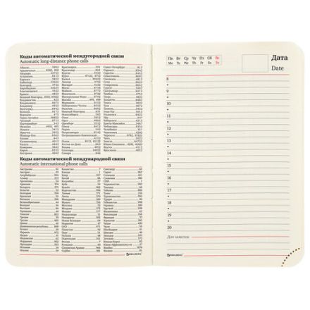 Ежедневник недатированный МАЛЫЙ 100х150 мм А6 BRAUBERG "Metropolis Ultra", под кожу, 160 л., коричневый, 113301