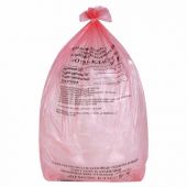 Пакеты для медицинских отходов КОМПЛЕКТ 100 шт., класс В (красные) 30 л, 50х60 см,10 мкм, ПТП "Киль"