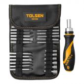 Набор бит 1/4, PH, PZ, Hex, Torx, Slotted, 26 предметов TOLSEN