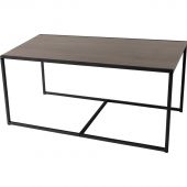 Стол журнальный TI_Комус Онега-1 1190x640x555 мет чер/ЛДСП ясень анкор темн