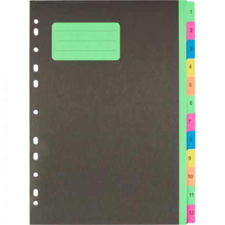 Разделитель листов Attache А4 картонный 12 листов (цифровой)