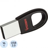 Флеш-память Promega Jet брелок 16GB USB2.0/чер пласт/под лого NTU328U2016GB