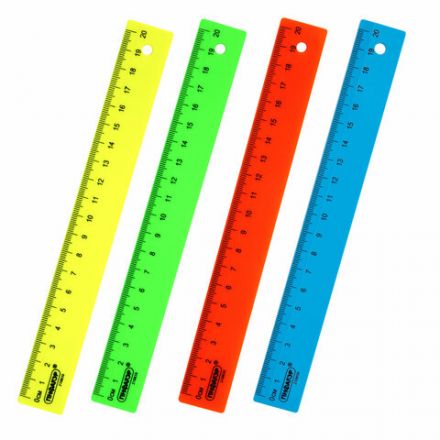 Линейка пластиковая 20 см, ПИФАГОР, неоновая, ассорти, 210830 Линейка пластиковая 20 см, ПИФАГОР, неоновая, ассорти, 210830