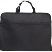 Папка-портфель A4 2 отделения, на молнии, 100% полиэстер, черный 63753