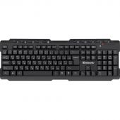 Клавиатура Defender Element HB-195 RU беспроводн,черн,мультимедиа (45195)