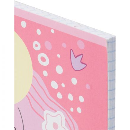 Тетрадь общая А5 48л Фея,клет,скреп, ВД-лак