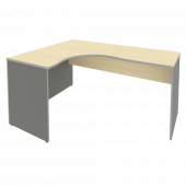 Riva Стол криволинейный левый А.СА-4 (L) Клён металлик 1600*1200*750 Riva Стол криволинейный левый А.СА-4 (L) Клён металлик 1600*1200*750