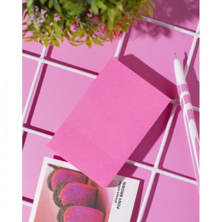 Стикеры Attache Selection 76x51 мм неоновые розовые (1 блок, 100 листов)