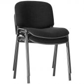 Стул для посетителей Изо черный(ткань/черный)