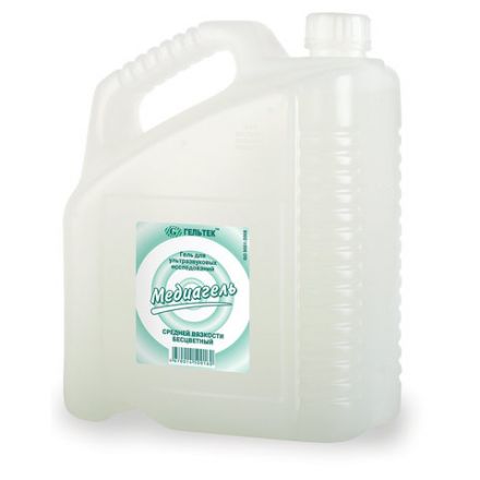 Гель для УЗИ 5 кг ГЕЛЬТЕК МЕДИАГЕЛЬ средней вязкости, бесцветный Гель для УЗИ 5 кг ГЕЛЬТЕК МЕДИАГЕЛЬ средней вязкости, бесцветный