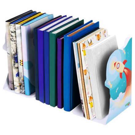 Подставка-держатель для книг и учебников фигурная BRAUBERG KIDS "Cosmo" раздвижная, металлическая, 238068 Подставка-держатель для книг и учебников фигурная BRAUBERG KIDS "Cosmo" раздвижная, металлическая, 238068