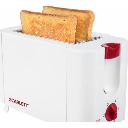 Тостер SCARLETT SC-TM11013, 650Вт, белый