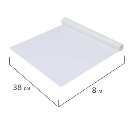 Бумага для выпечки силиконизированная, пергамент 38 см х 8 м, цвет белый, LAIMA, CH, 609582