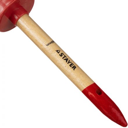 Кисть круглая STAYER MASTER, светлая натурал. щетина, №18 x60мм 0141-60