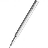 Отвертка с набором бит карманная Pocket Precision Screwdriver SE (серебр)