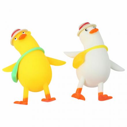 Игрушка-антистресс "СЧАСТЛИВЫЙ ГУСЬ", 13 см, ассорти 2 цвета, JOLLY JOT (ДЖОЛЛИ ДЖОТ), 665804