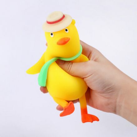 Игрушка-антистресс "СЧАСТЛИВЫЙ ГУСЬ", 13 см, ассорти 2 цвета, JOLLY JOT (ДЖОЛЛИ ДЖОТ), 665804